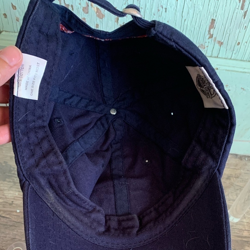 Bubba Hat from the movie Forest Gump Navy Blue Ball Cap with adjustable strap. - Picture 4 of 4